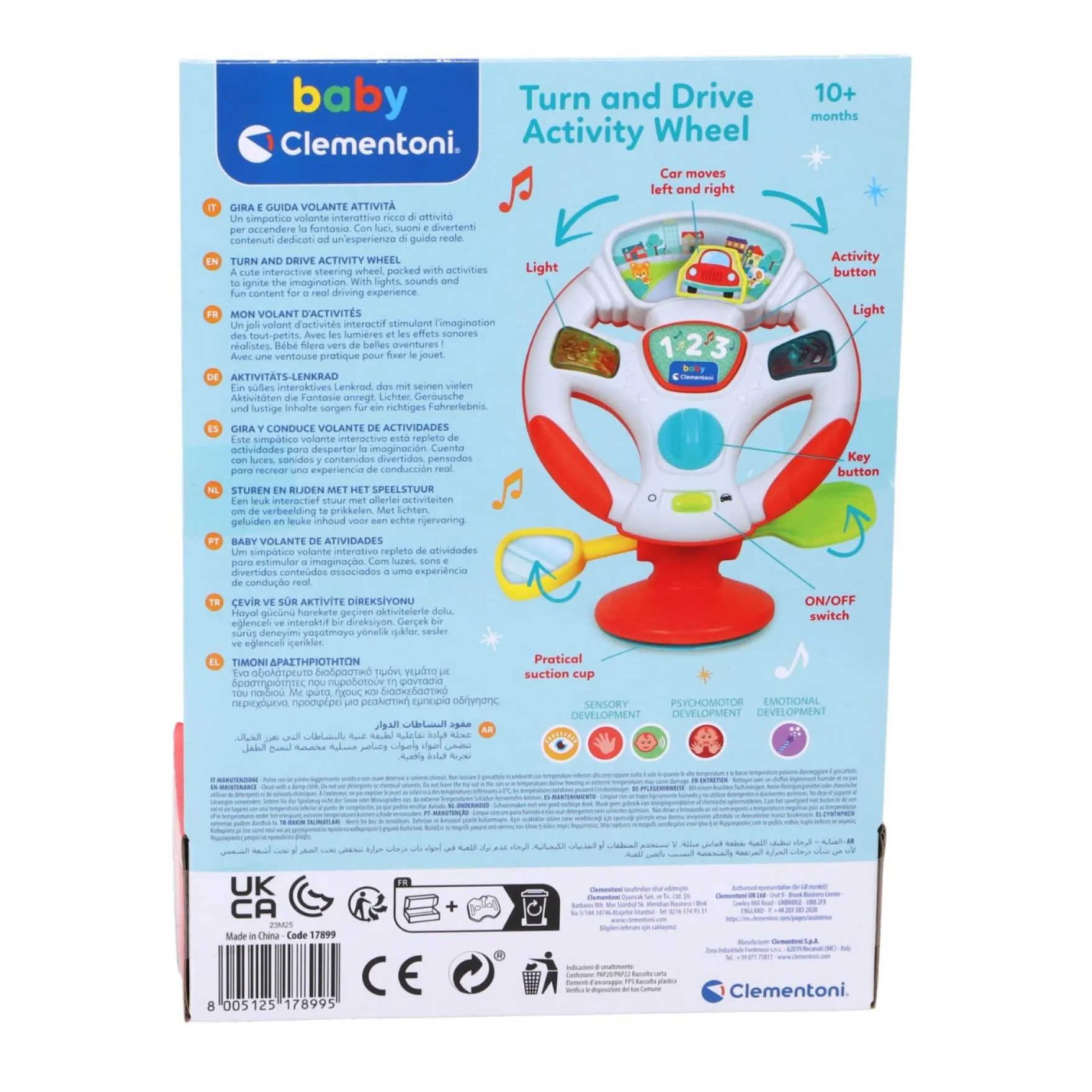 Clementoni baby stuurwiel