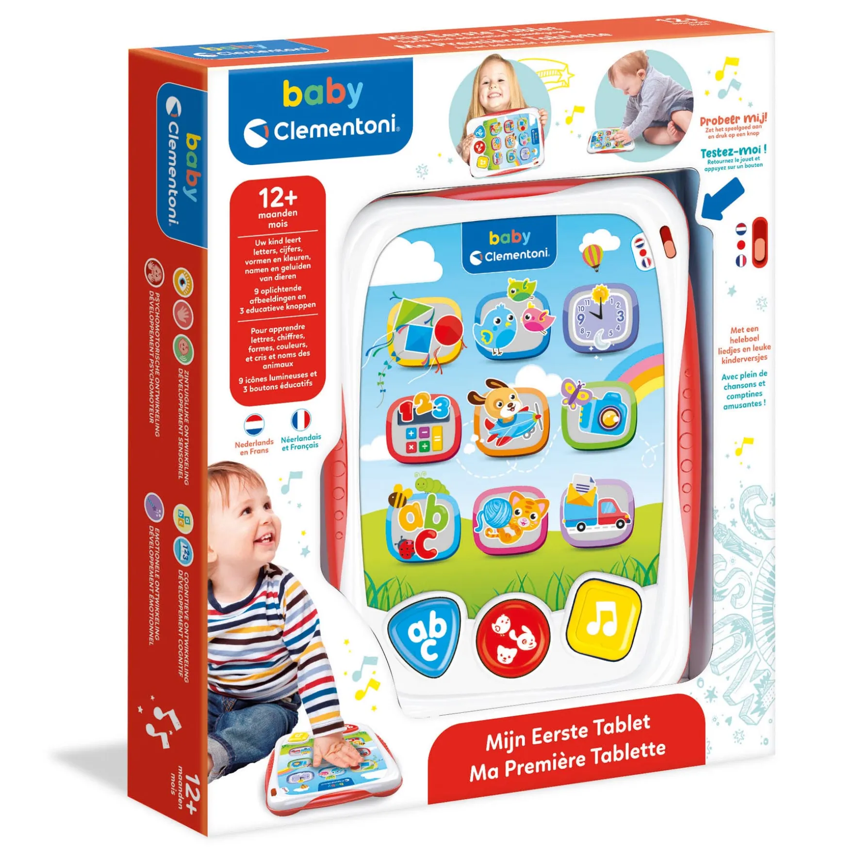 Clementoni baby tablet Nederlands