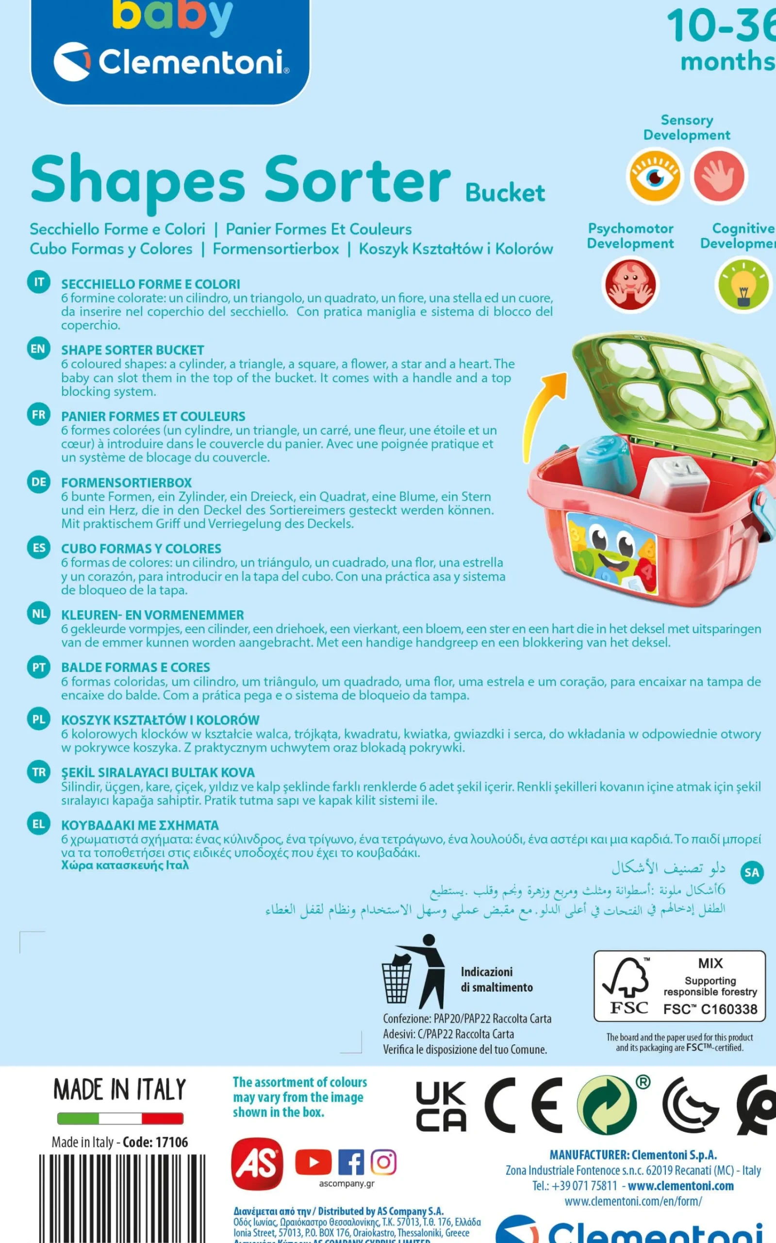 Clementoni baby vormenstoof