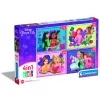 Clementoni disney princess 4 in 1 puzzel 12, 16,  20, 24 stukjes