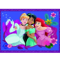 Clementoni disney princess 4 in 1 puzzel 12, 16,  20, 24 stukjes