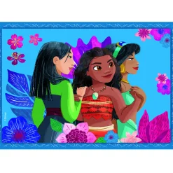 Clementoni disney princess 4 in 1 puzzel 12, 16,  20, 24 stukjes