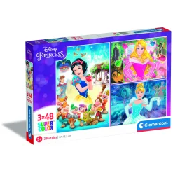 Clementoni disney princess puzzel 3 x 48 stukjes