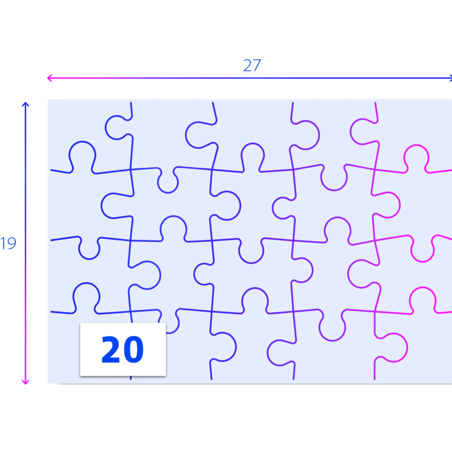 Clementoni paw patrol puzzel 2 x 20 stukjes