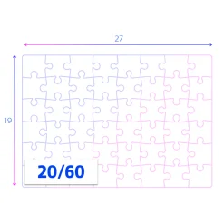 Clementoni paw patrol puzzel 2 x 60 stukjes