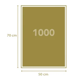 Clementoni Puzzel 1000 stuks rennende paarden  compact