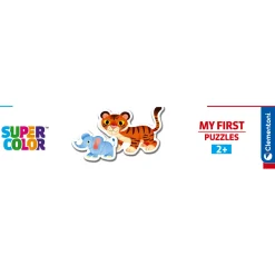 Clementoni Puzzel my first 2, 3, 4, 5 stukjes  Wilde dieren