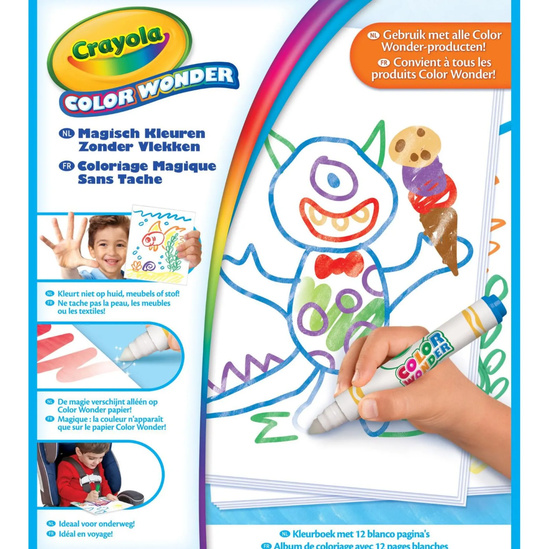 Crayola Color Wonder Blanco Kleurboek