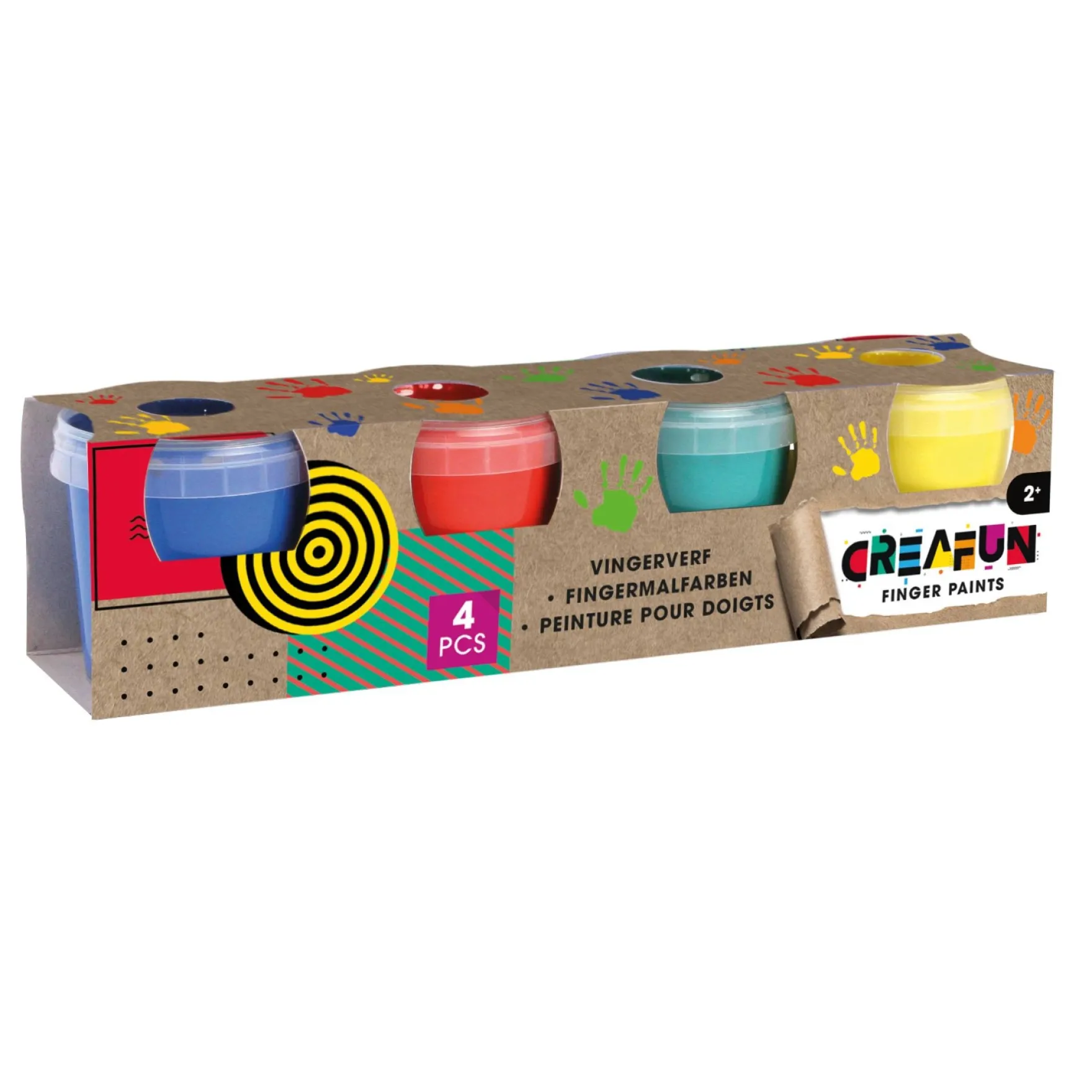 Creafun vingerverf 4 X 140 Gram