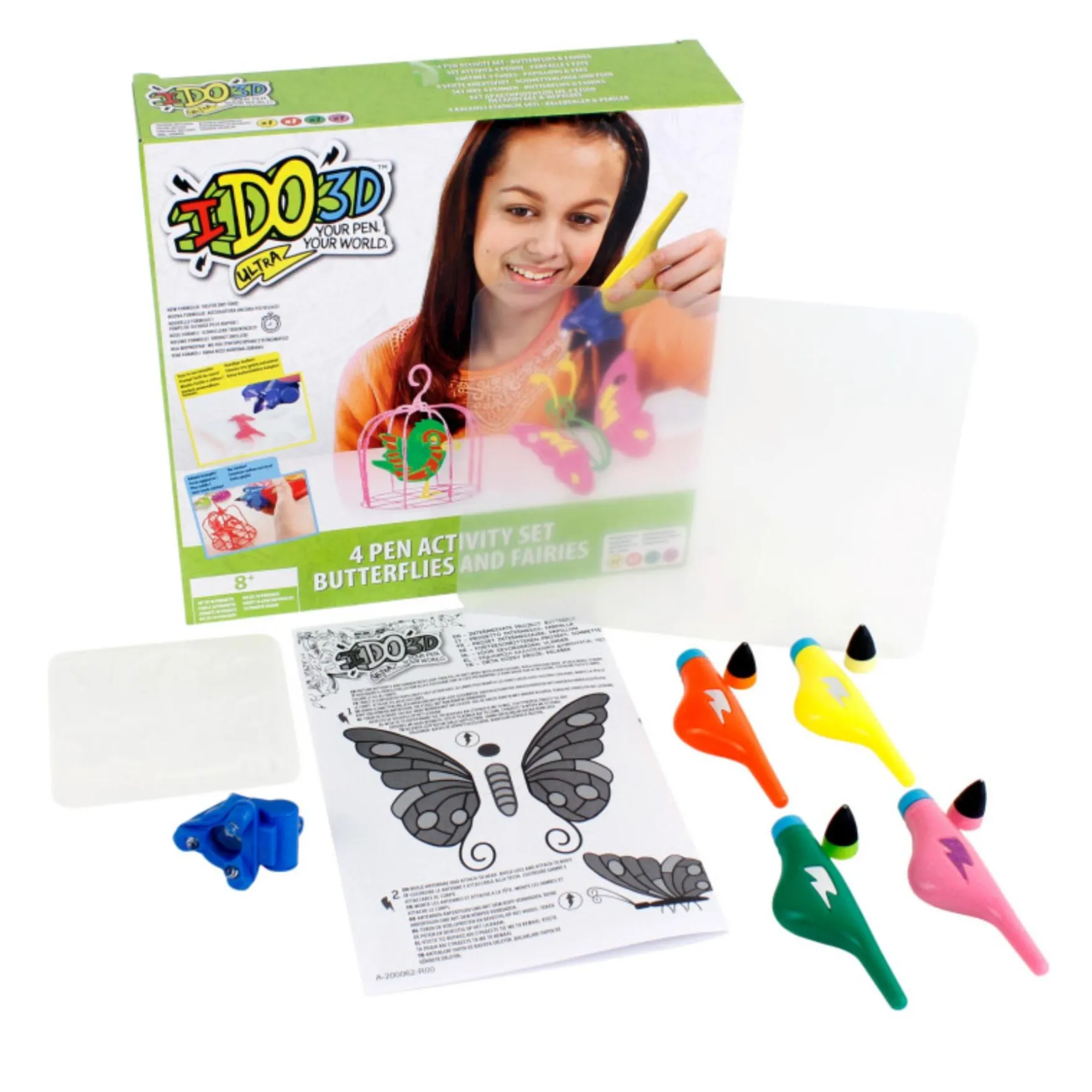 3D knutselset Butterfly en Fairies IDO3D