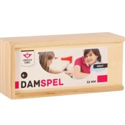 Damstenen In Houten Kistje 30mm