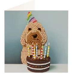 Diamond painting kaartenset 13x13 cm 2 stuks 3 assorti