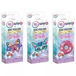 Diamond Painting Sleutelhanger Maken  3 Assorti