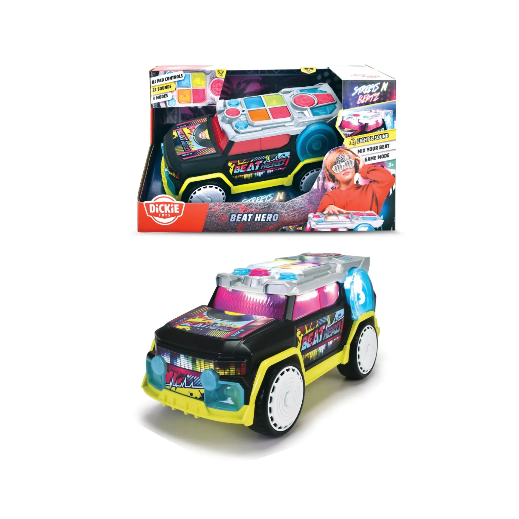 Dickie Toys beat hero dj auto