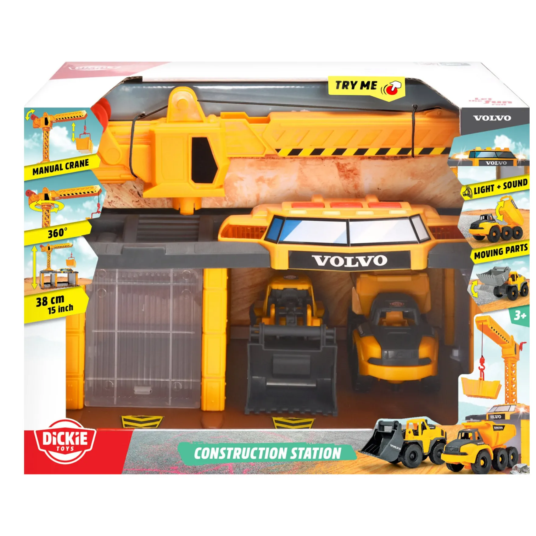 Dickie Toys Constructie Station Met Licht En Geluid