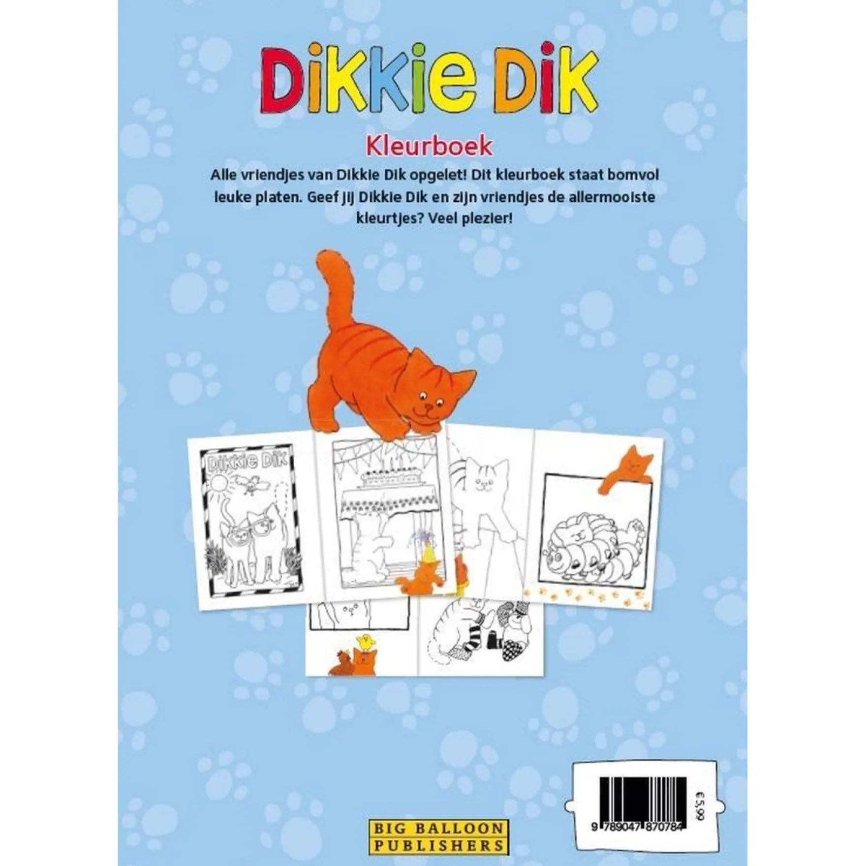 Dikkie Dik Kleurboek
