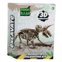 Dinobase Dino uitbikken Triceratops 3D set