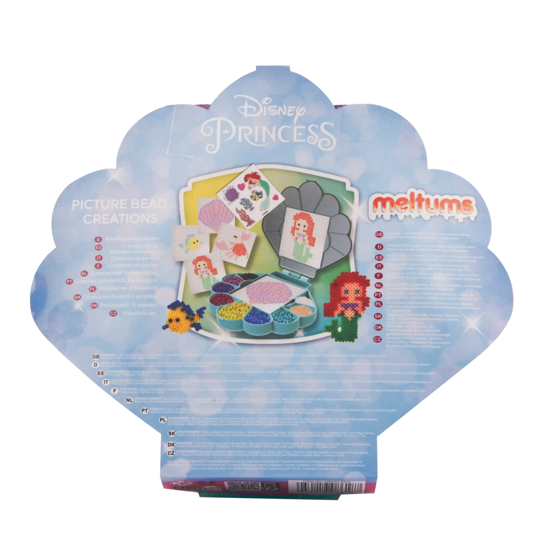 Disney Ariel strijkkralen incl. opbergdoos