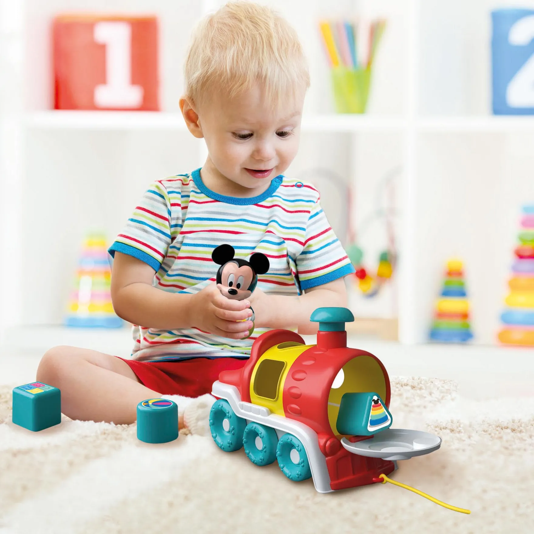 Disney vormen trein Mickey