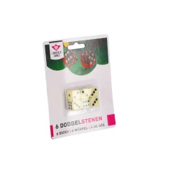 Dobbelstenen 6 stuks