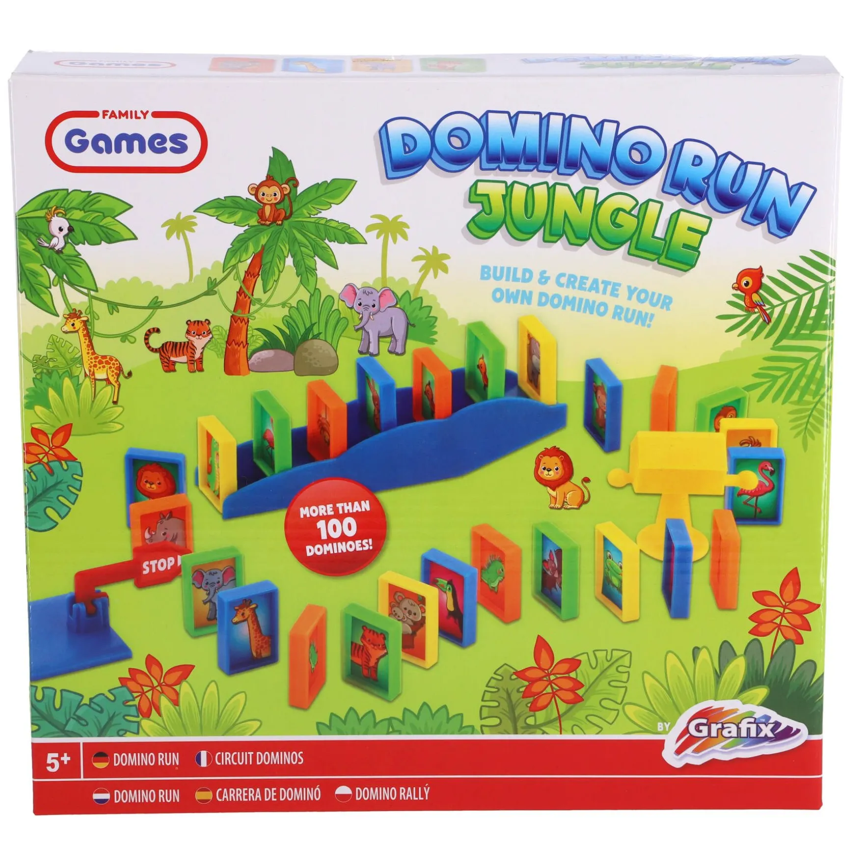 Domino Set 115 Delig 2 Asst. (+100 Stenen)