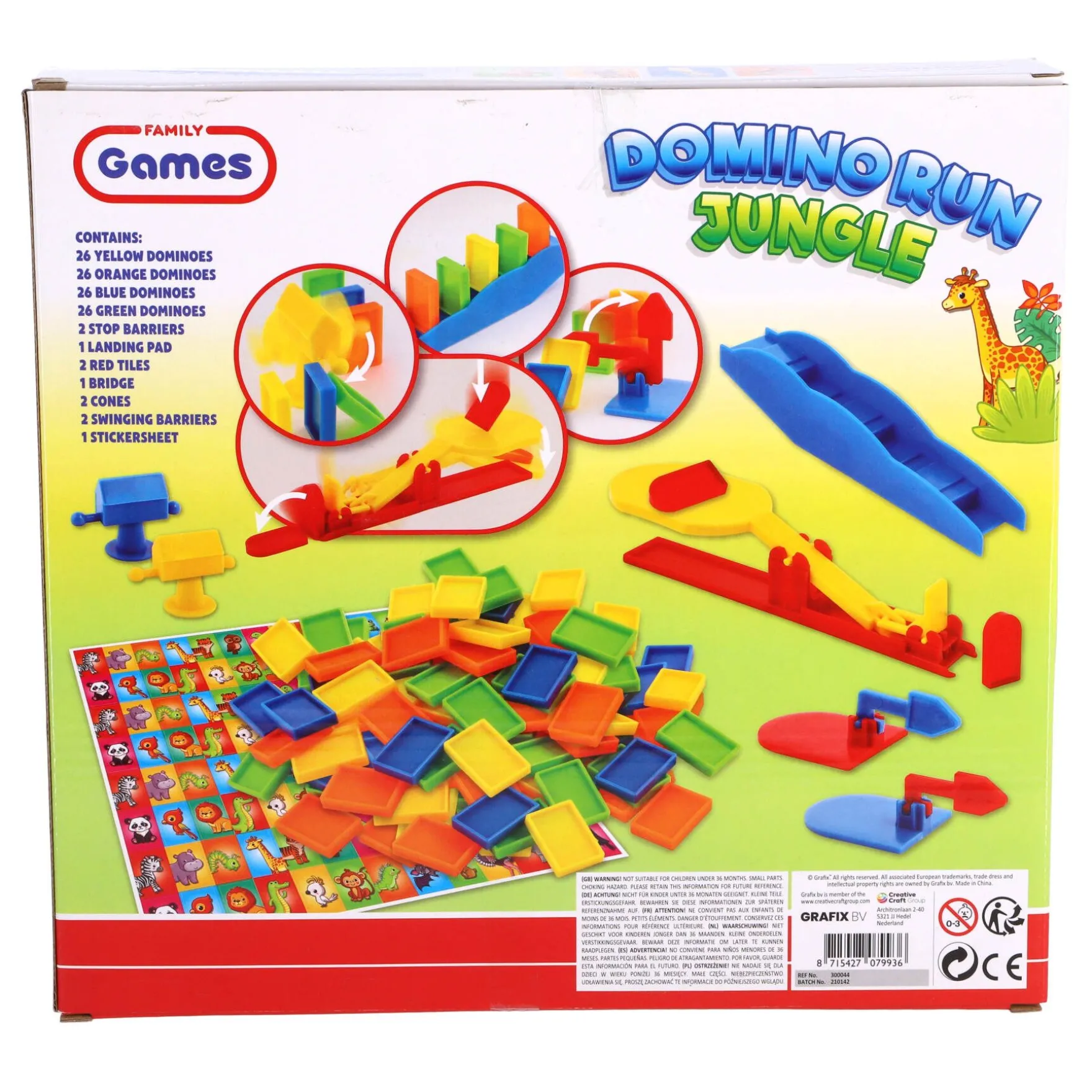 Domino Set 115 Delig 2 Asst. (+100 Stenen)