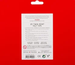 Dubbelpunters Viltstiften Bruynzeel 20 Stuks