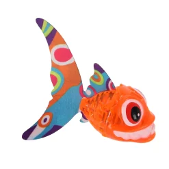 Duik vis met grote tanden en licht assorti