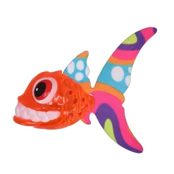 Duik vis met grote tanden en licht assorti