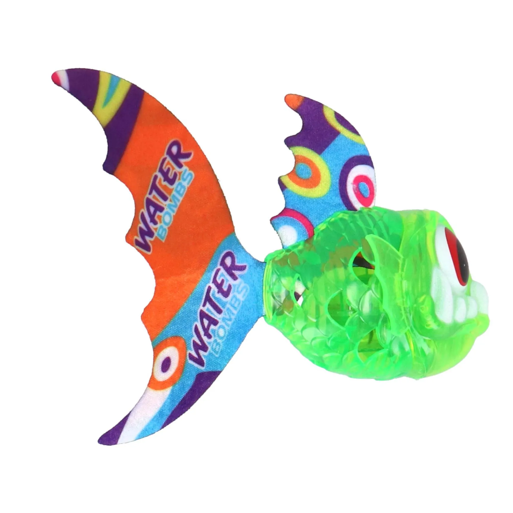 Duik vis met grote tanden en licht assorti