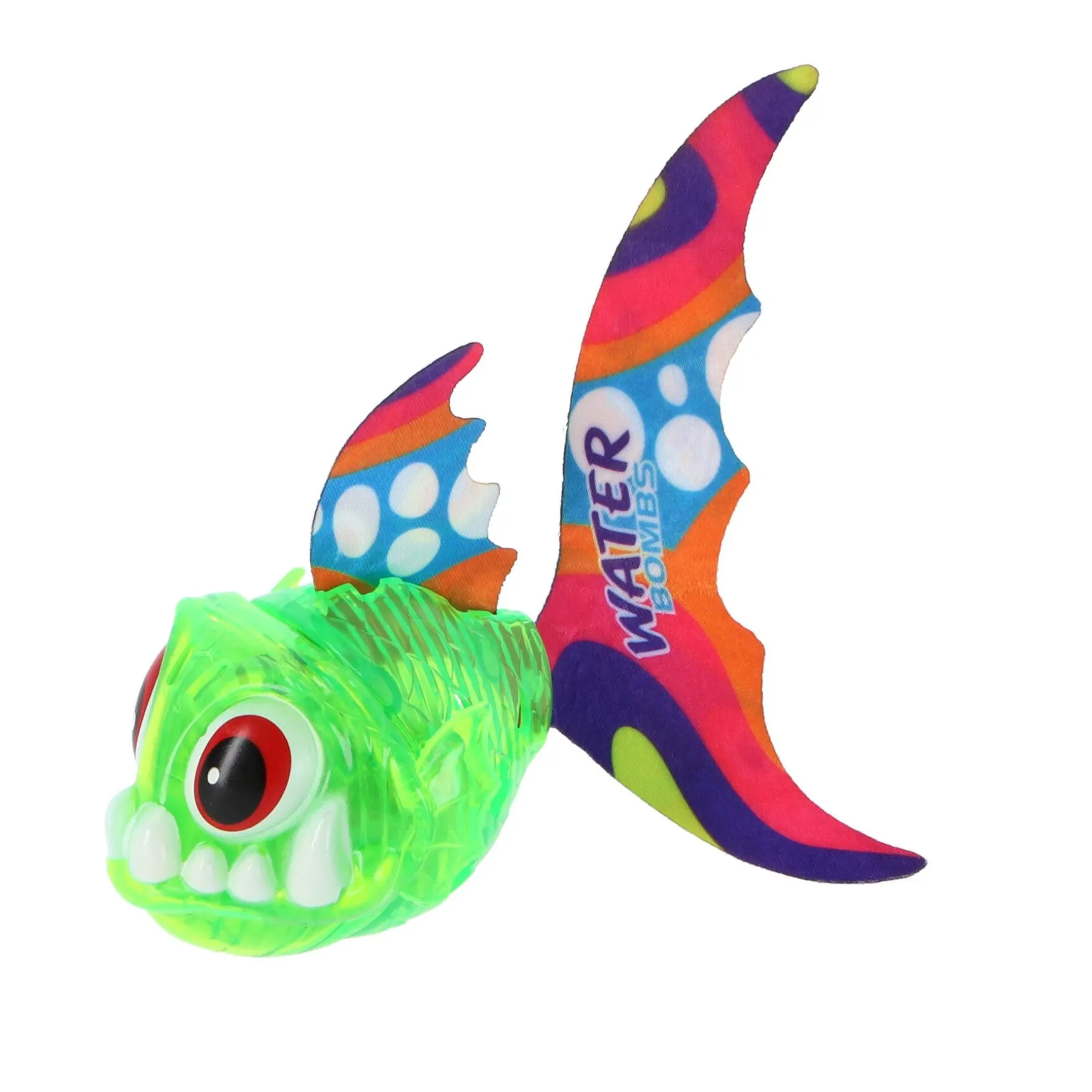 Duik vis met grote tanden en licht assorti