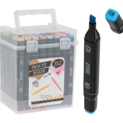 Duo markers 48 stuks in een box