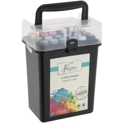Duo markers 24 stuks in luxe box