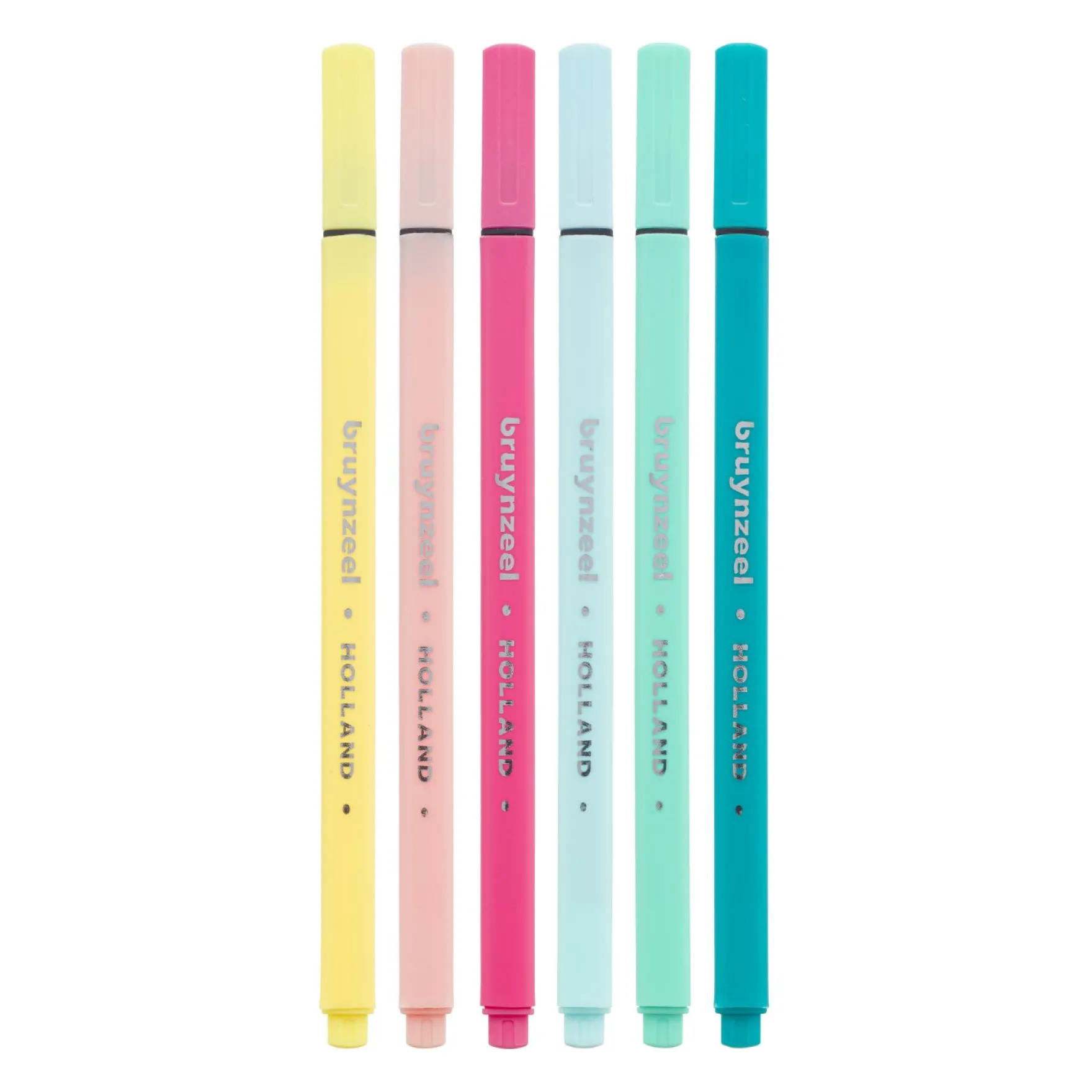 Fineliner Set 6 Kleuren Licht