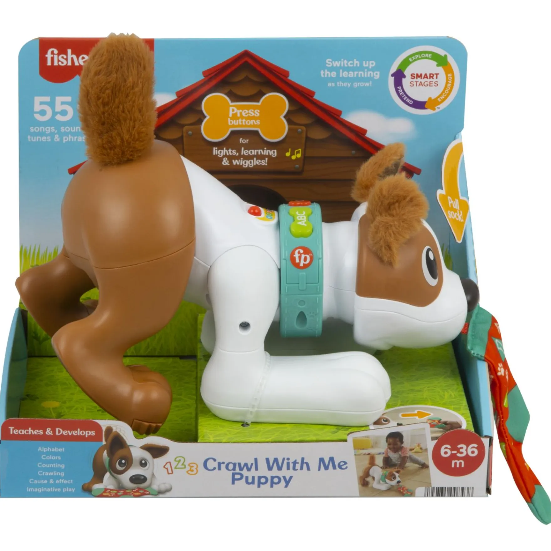 Fisher Price 123 Crawl With Me Puppy Nl