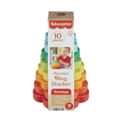 Fisher Price Hout Ring Stacker