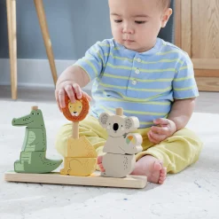 Fisher Price Hout Stapel Dieren