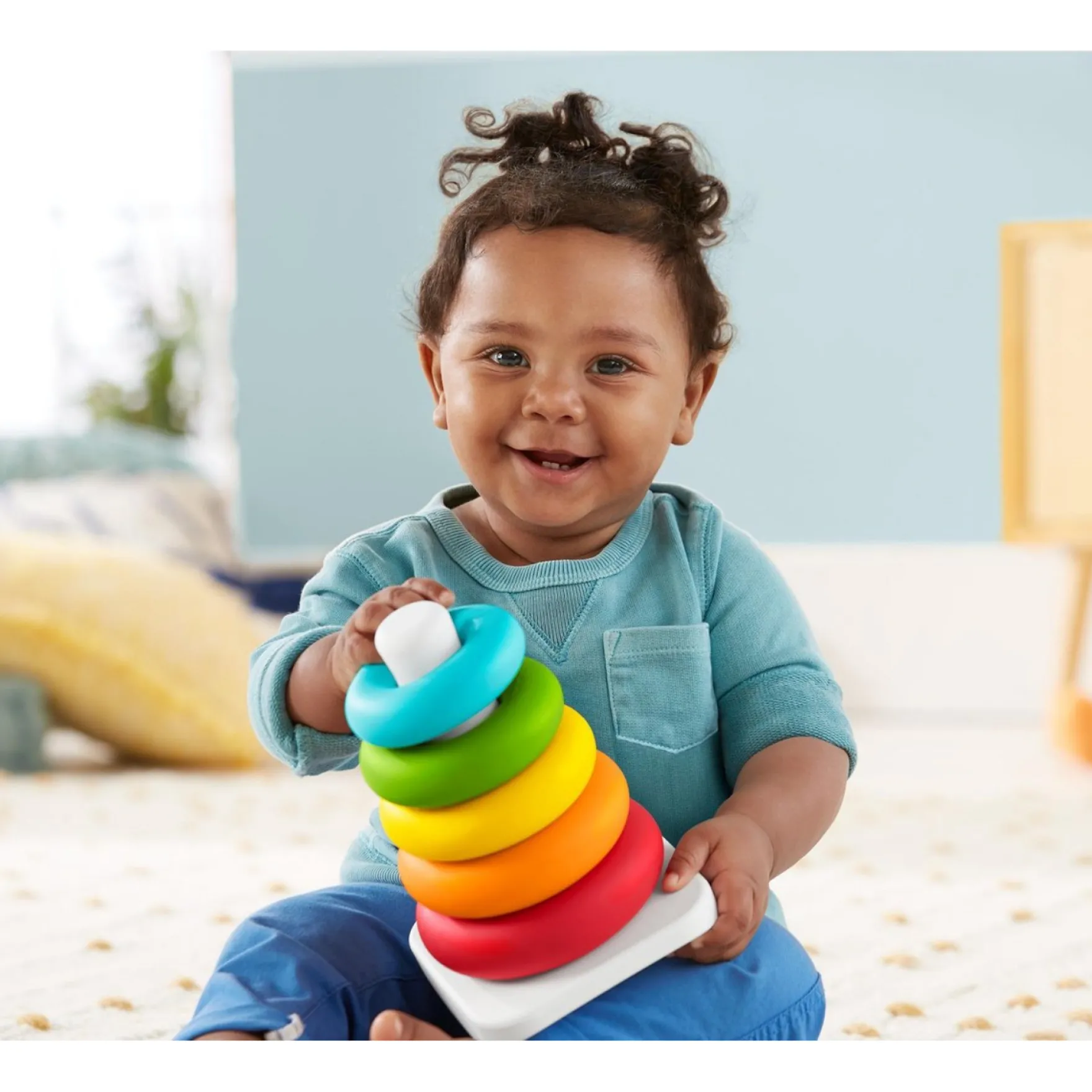 Fisher Price Kleurenringpiramide - Eco