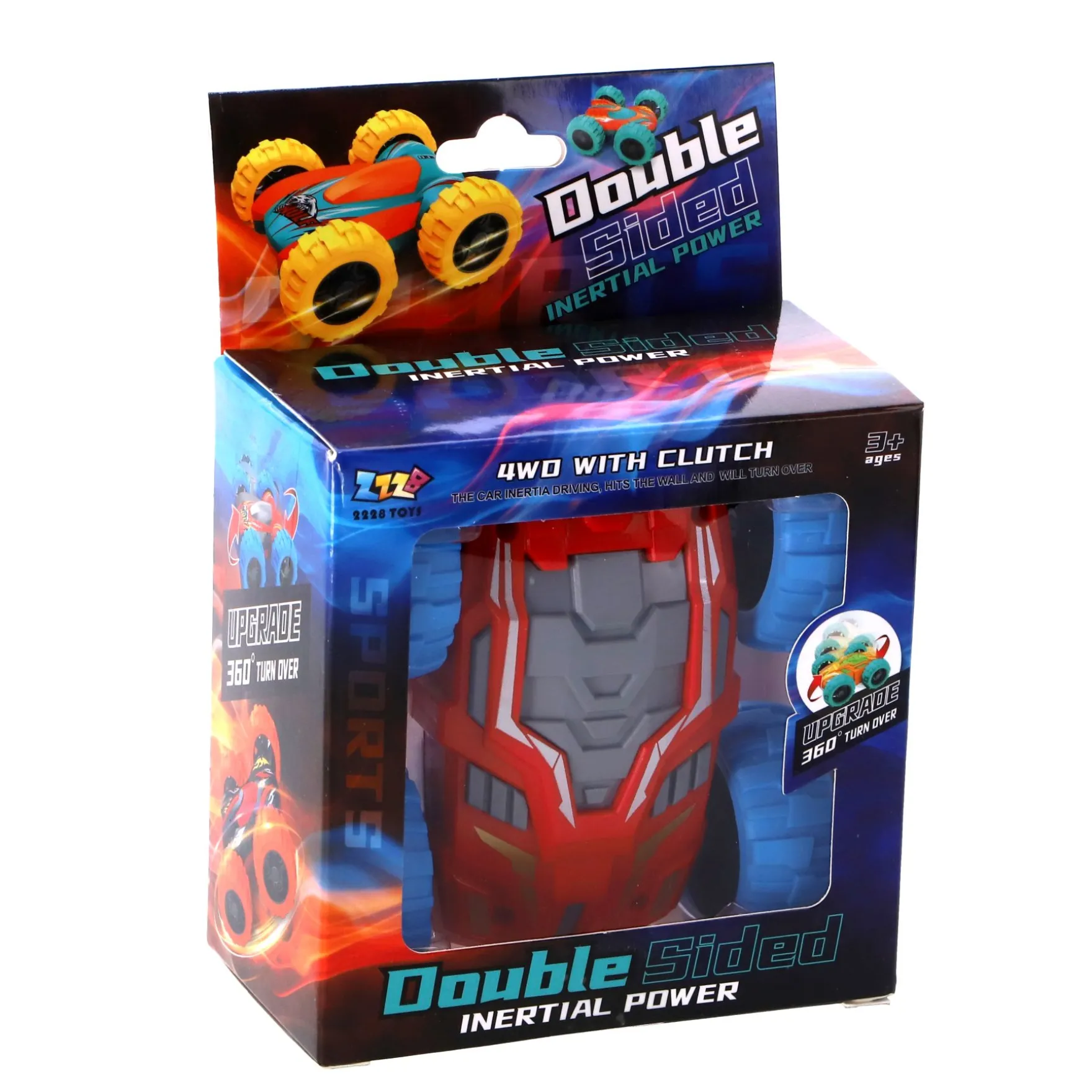 Flipover auto met frictie 2 assorti