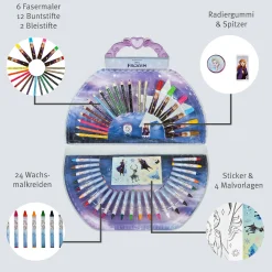 Frozen Kleurkoffer 51-delig