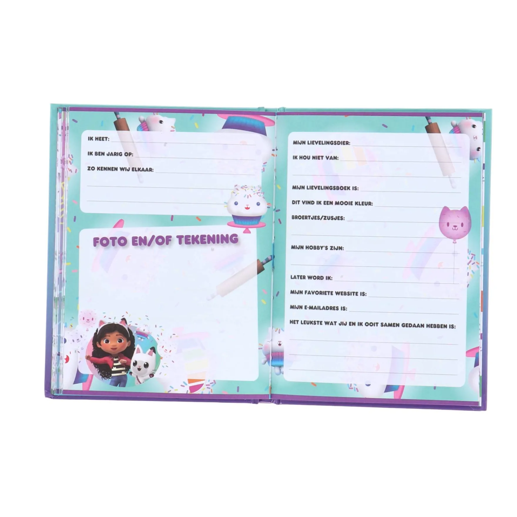 Gabby's Dollhouse Boek Vriendenboek