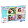 Gabby's Dollhouse Puzzel 4-in-1 (12, 16, 20, 24)