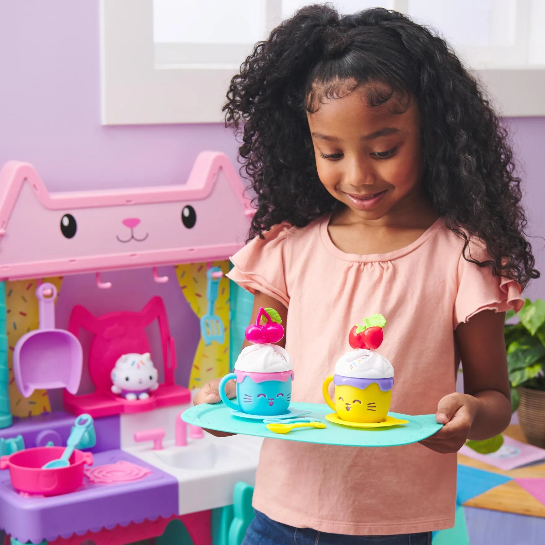 Gabby's Poppenhuis Sprinkle Party Serviessetje