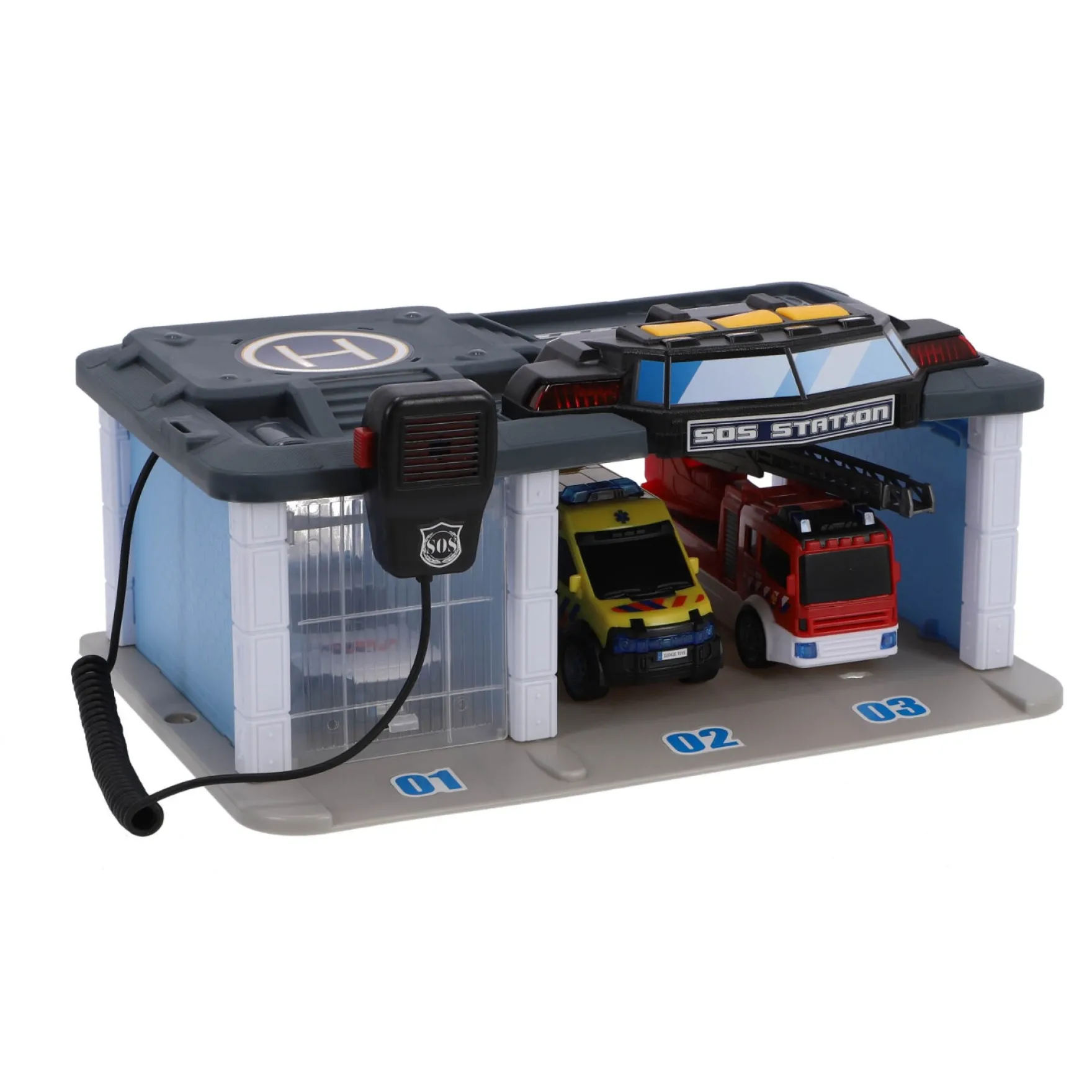 Garage rescue center met licht en geluid b/o nl