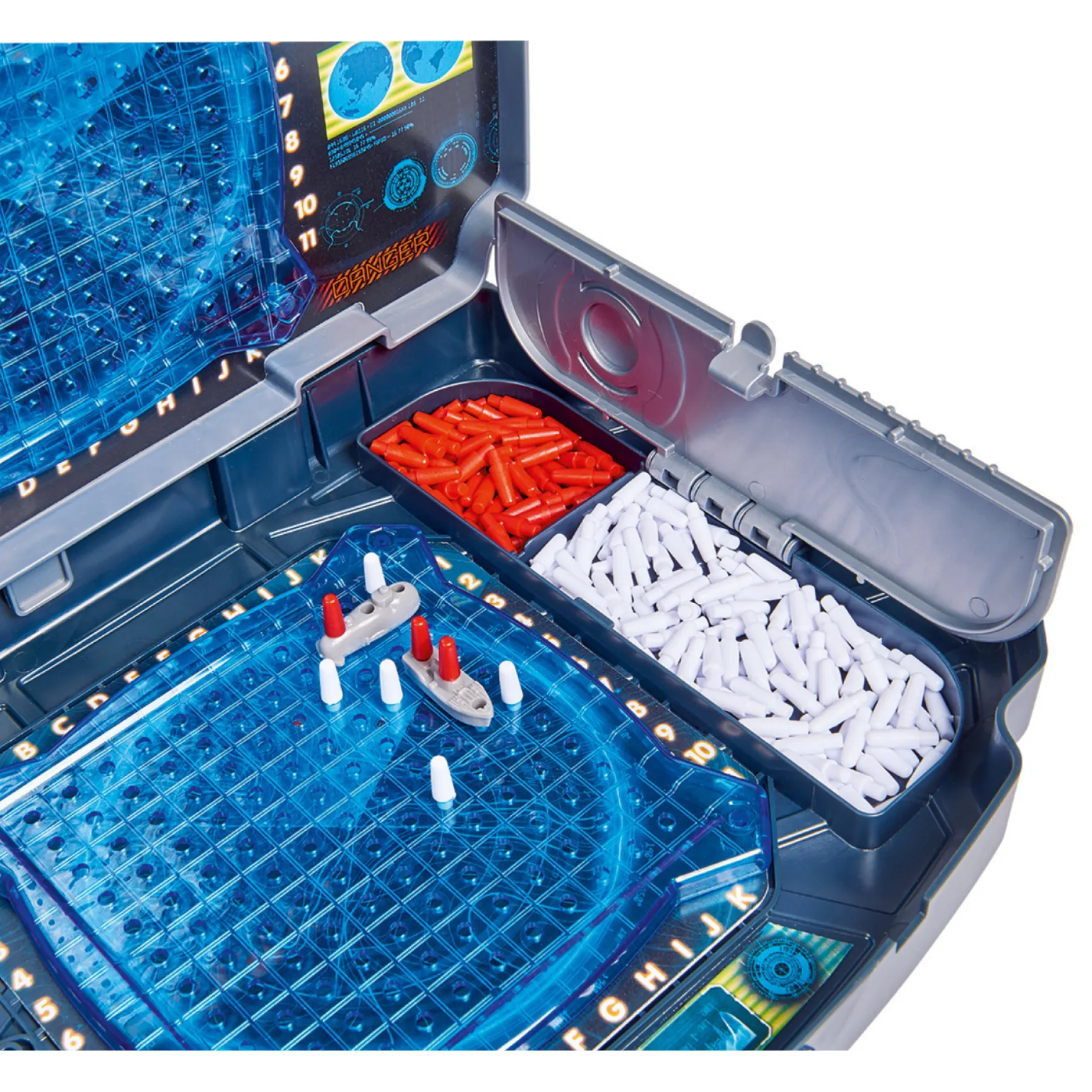 Gevecht Op Zee Met Licht En Geluid