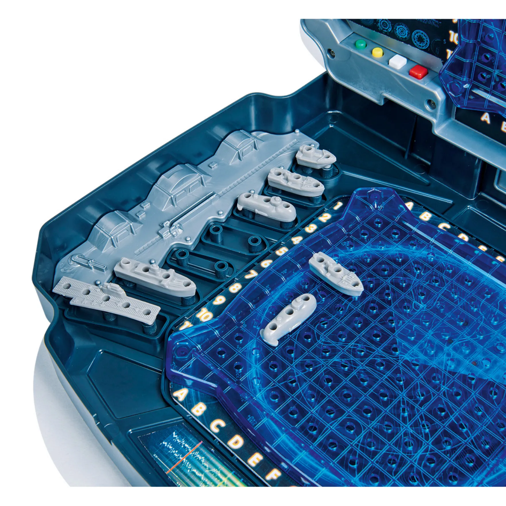 Gevecht Op Zee Met Licht En Geluid