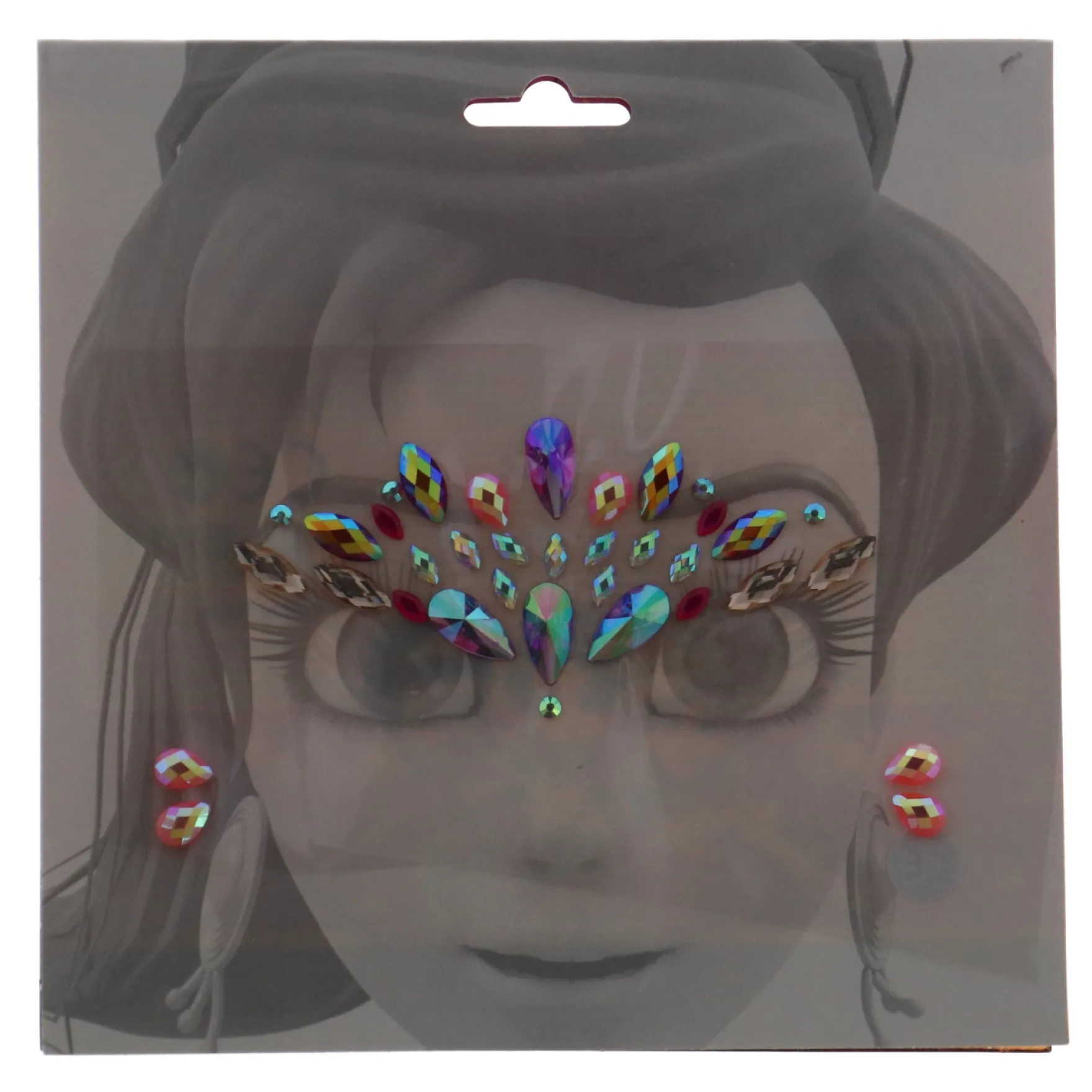 Gezichtsdiamanten prinses 2 assorti