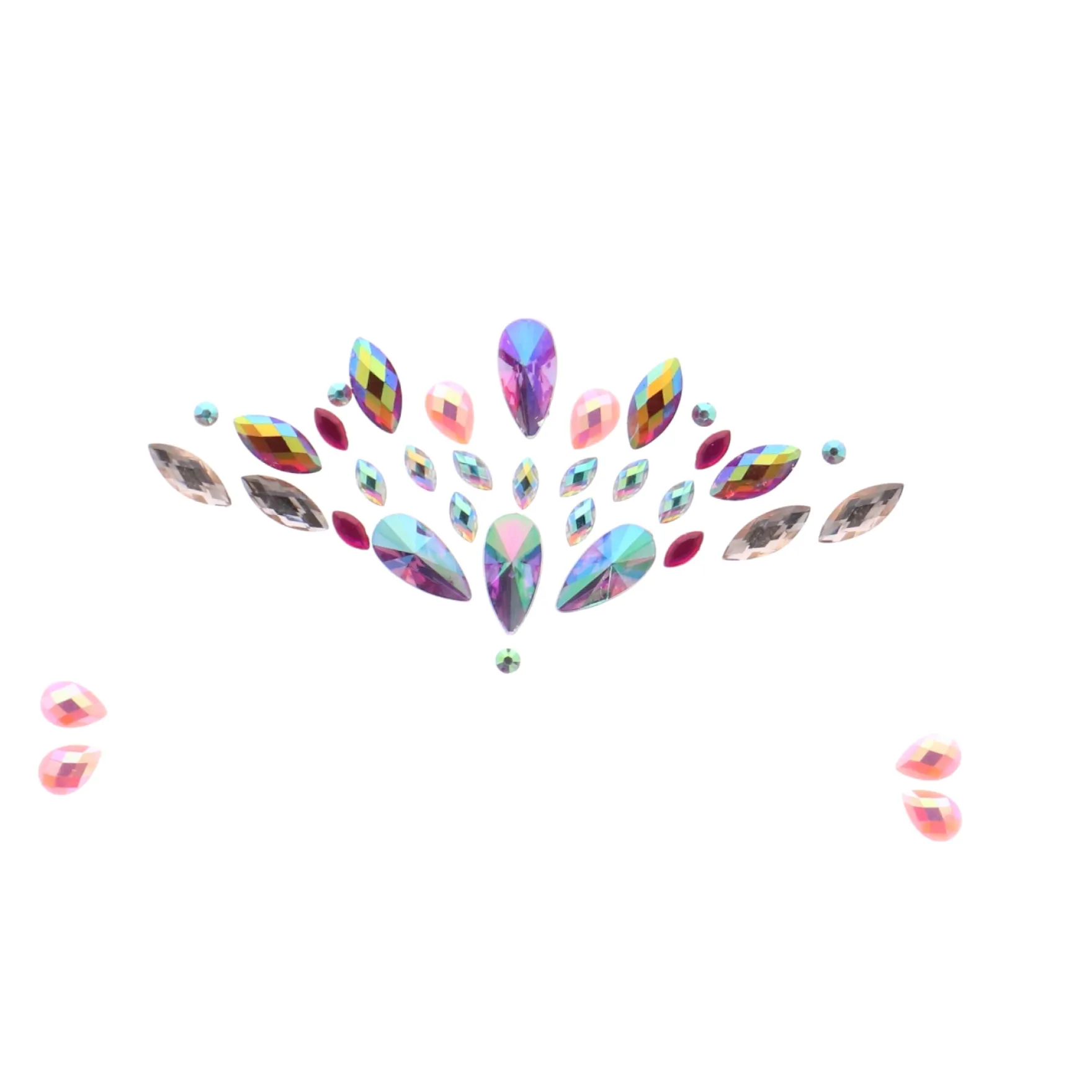 Gezichtsdiamanten prinses 2 assorti