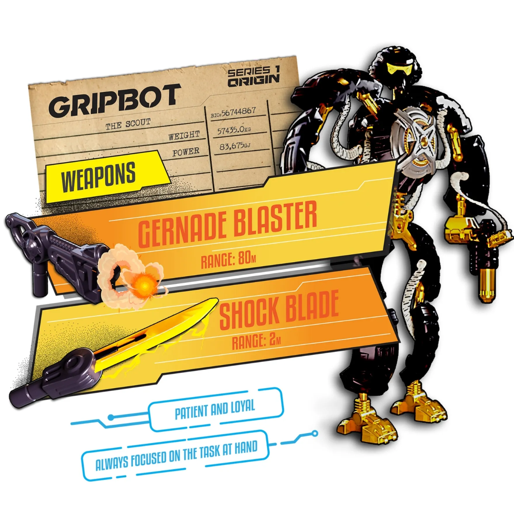 Giga Bots Energy Core Gripbot