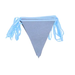 Glitterslinger Lichtblauw 6m